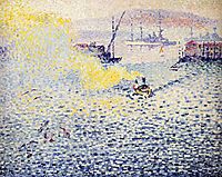 Toulon, Winter Morning, 1907, cross