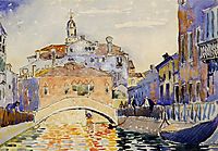 Venetian Canal, 1903, cross