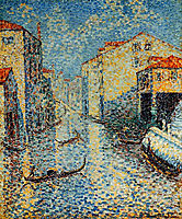 A Venetian Canal, 1905, cross