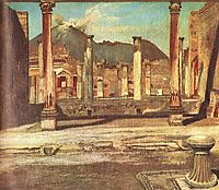 Pompeji Have (House of the Chirurgus with the Vesuv), 1898, csontvary