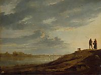 Sunset over the River, 1655, cuyp