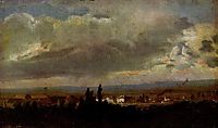 Gewitterstimmung bei Dresden, 1830, dahl