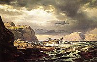 Shipwreck on the Coast of Norway, 1832, dahl