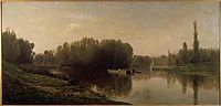 The banks of the Oise, 1859, daubigny