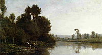 The Banks of the River, 1863, daubigny