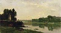 The Banks of the River, 1868, daubigny