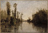 The banks of Seine, 1851, daubigny