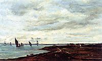 The Banks of the Thames at Eames, daubigny