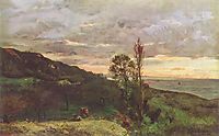 Landscape near Villerville, 1873, daubigny