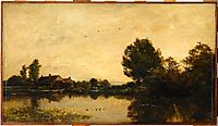 The Mill of the Gylieu, 1868, daubigny