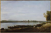 The Seine in Bezons, Val d-Oise, 1851, daubigny