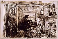 The Studio on the Boat, 1861, daubigny