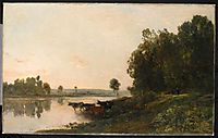 Sunrise, banks of the Oise, 1865, daubigny