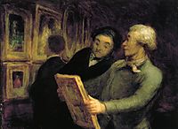 Amateurs in an Exposure, daumier