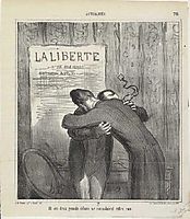 And these two major debris consoled them, 1866, daumier