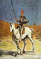 Don Quixote and Sancho Pansa, c.1870, daumier