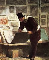 The Etching Amateur, c.1863, daumier