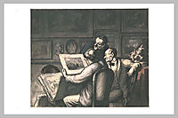 Lovers of prints, daumier