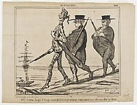 Mmrs Cobden, Bright and Sturges Had Nothing to do in Europe, Sailed to Go Pacify, daumier