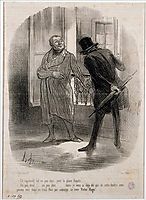 Tenants and owners, 1847, daumier