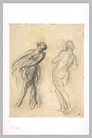 Two sketches for a dancer, daumier