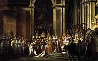 Consecration of the Emperor Napoleon I and Coronation of the Empress Josephine, 1805-1807, david