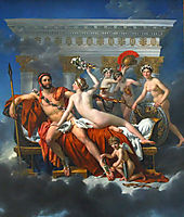 Mars Disarmed by Venus and the Three Graces, 1824, david