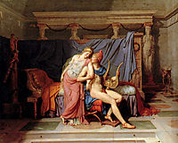 Paris and Helen , 1788, david