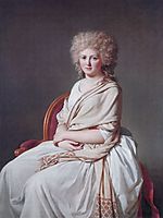 Portrait of Anne Marie Louise Thélusson, Countess of Sorcy, 1790, david