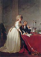 Portrait of Antoine-Laurent and Marie-Anne Lavoisier, david