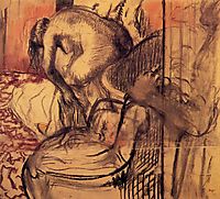 After the Bath, c.1904, degas