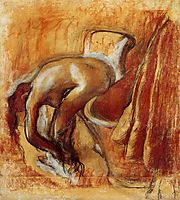 After Bathing, Woman Drying Herself, c.1905, degas