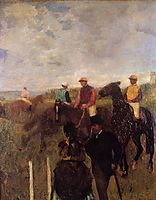 At the Races, 1872, degas