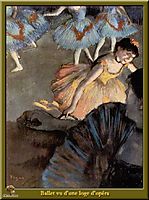 A Ballet Seen From The Opera Box, 1885, degas