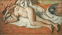 Bather lying on the ground, 1886-1888, degas