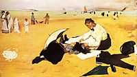 Beach Scene, 1877, degas