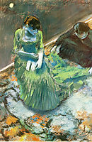 Before the Curtain Call, 1892, degas