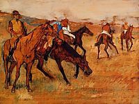 Before the Race, c.1884, degas