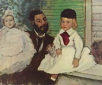 Comte Le Pic and his Sons, degas