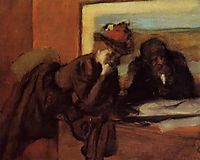 Conversation, 1895, degas