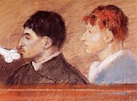 Criminal Physiognomies, 1881, degas