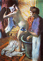 The Cup of Tea (Breakfast after Bathing), 1883, degas