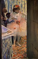Dancer in Her Dressing Room, c.1880, degas