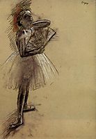 Dancer with a Fan, c.1880, degas