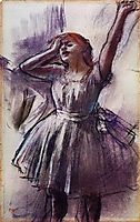 Dancer with Left Arm Raised, 1887, degas