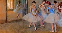 Dancers in a Studio, c.1884, degas