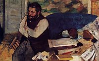 Diego Martelli, 1879, degas
