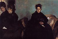 The Duchess de Montejasi and her daughters Elena and Camilla, c.1876, degas