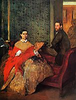 Edmondo and Therese Morbilli, 1866, degas