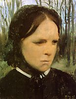Estelle Musson Balfour, c.1865, degas